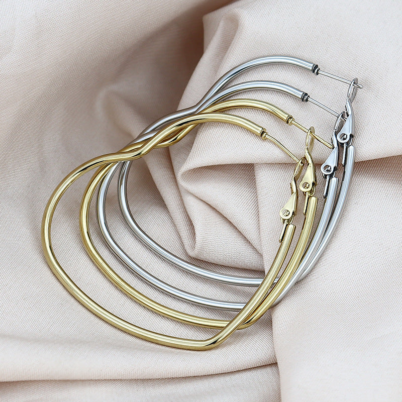 Damen Stylische Metallohrringe Shop Nory