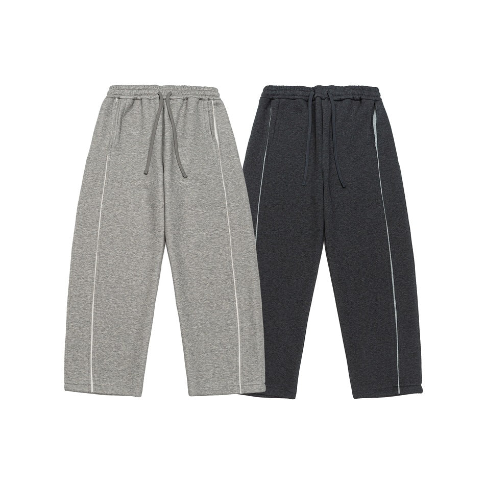 Damen Relaxed-Fit Culotte-Sweathose mit hohem Gummibund und Kontrastpaspel Shop Nory
