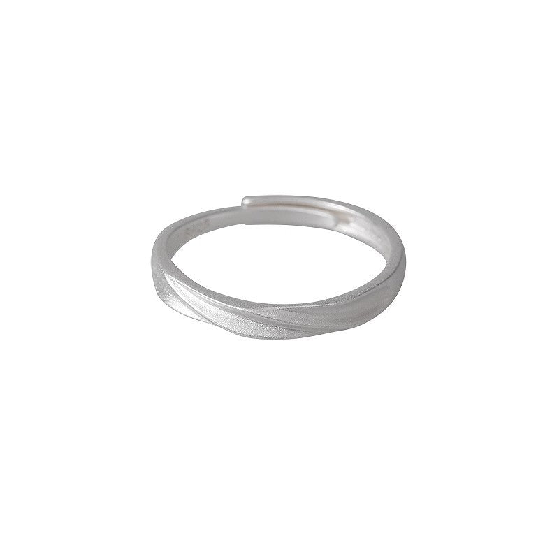 Damen Eleganter, geschwungener Silberring Shop Nory