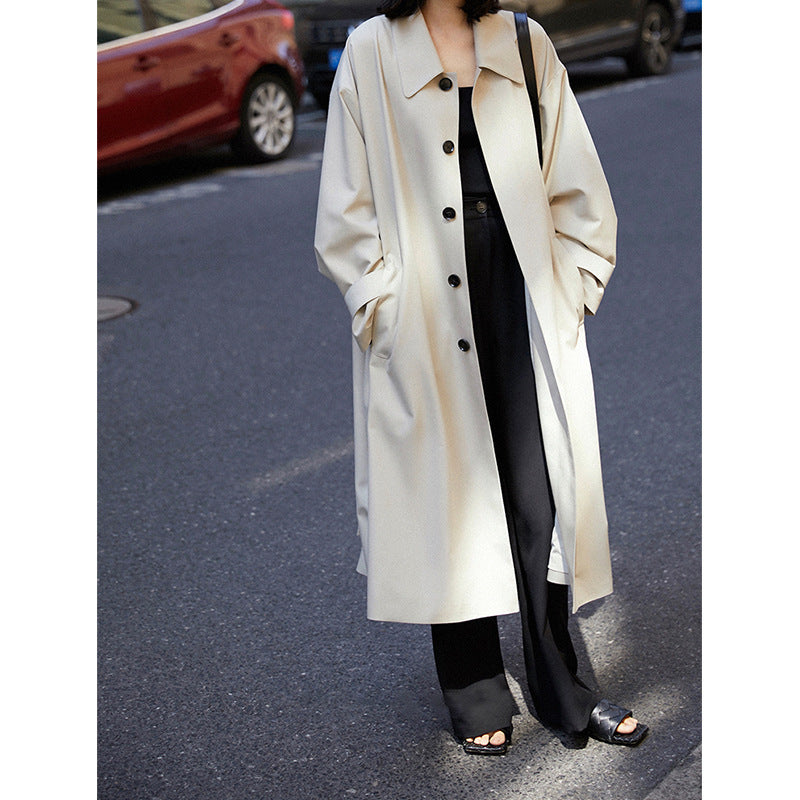 Damen Elegante und bequeme Trenchcoat Shop Nory