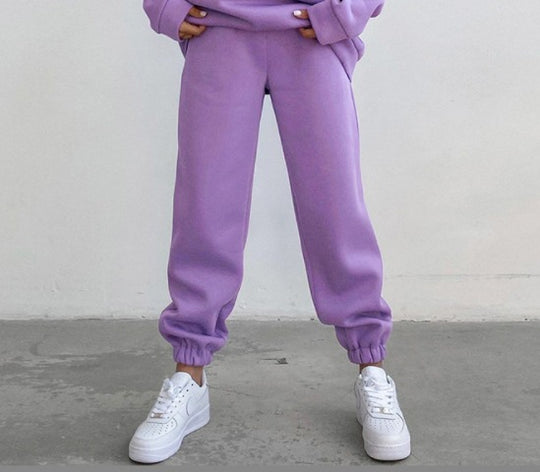 Damen nan gemütliches Lounge-Jogginganzug-Set mit Oversize-Hoodie und elastischer High-Waist Jogginghose Shop Nory