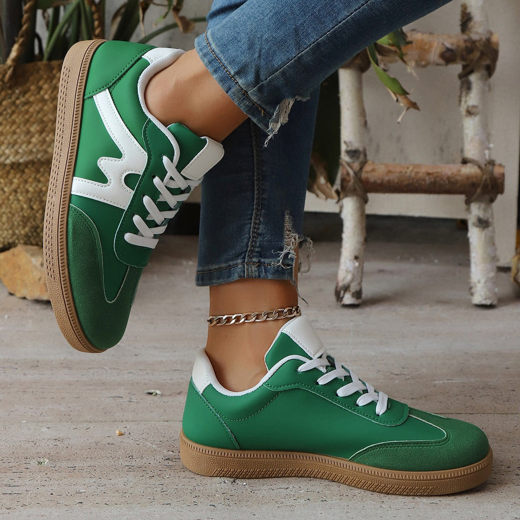 Damen Sneakers im sportlichen Retro-Look mit komfortabler Dämpfung