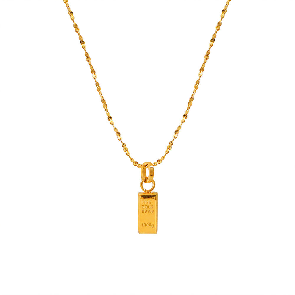 Damen elegante Kette mit minimalistischen Anhängern Shop Nory