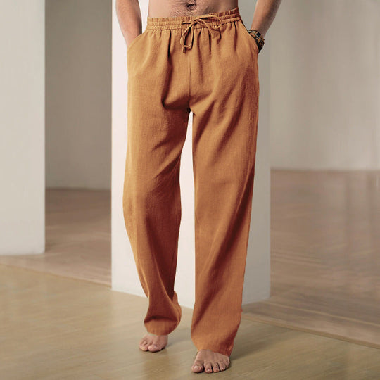 Herren Bequeme Sommerfreizeithose mit elastischem Bund