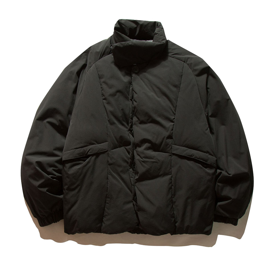 Herren Boxy Thermo-Pufferjacke mit überlappendem Stehkragen und aufgesetzten Klappentaschen Shop Nory