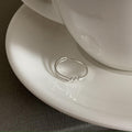 Damen Offener Ring mit modernem, geschwungenem Design Shop Nory