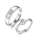 Damen Verlobungsring-Set mit funkelndem Zirkonia Shop Nory