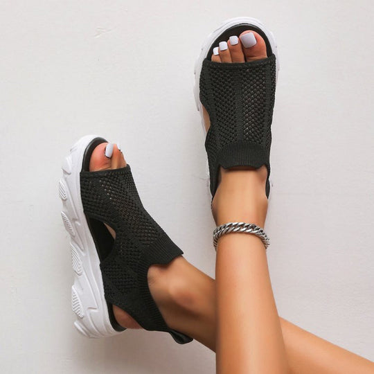 Damen Sportliche Sneakers mit atmungsaktivem Mesh-Obermaterial