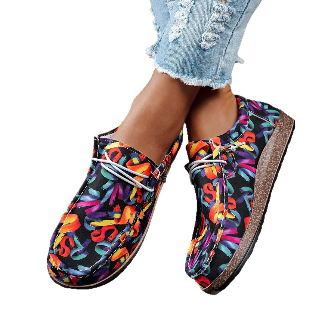 Damen Leichte Mokassin‑Sneaker mit ergonomischer Kork‑Optik‑Sohle Shop Nory