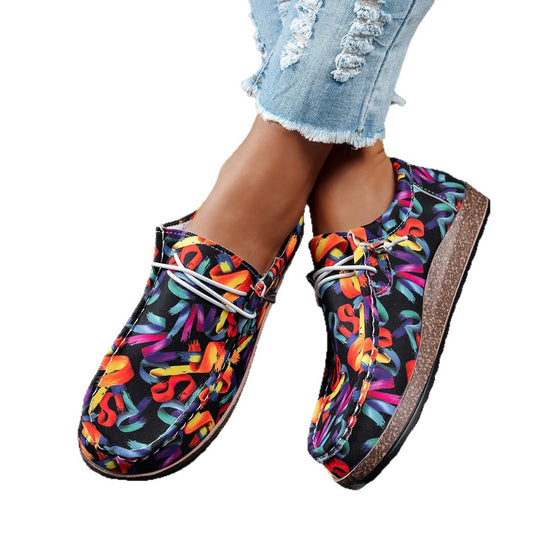 Damen Leichte Mokassin‑Sneaker mit ergonomischer Kork‑Optik‑Sohle Shop Nory