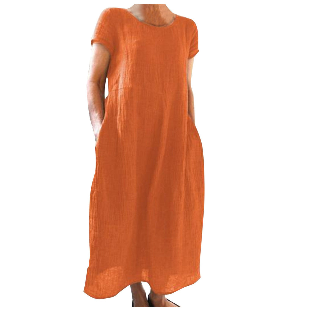 Damen Langarm Sommerkleid Shopnory