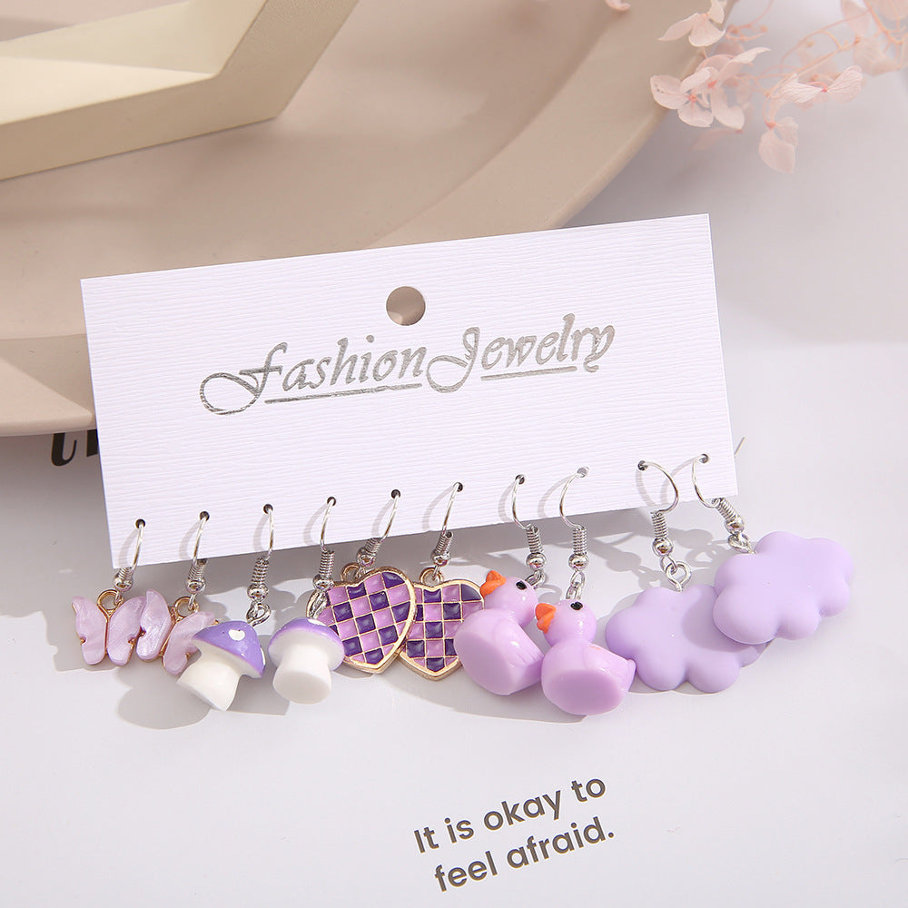 Damen Ohrringe Set mit verspielten Designs Shop Nory