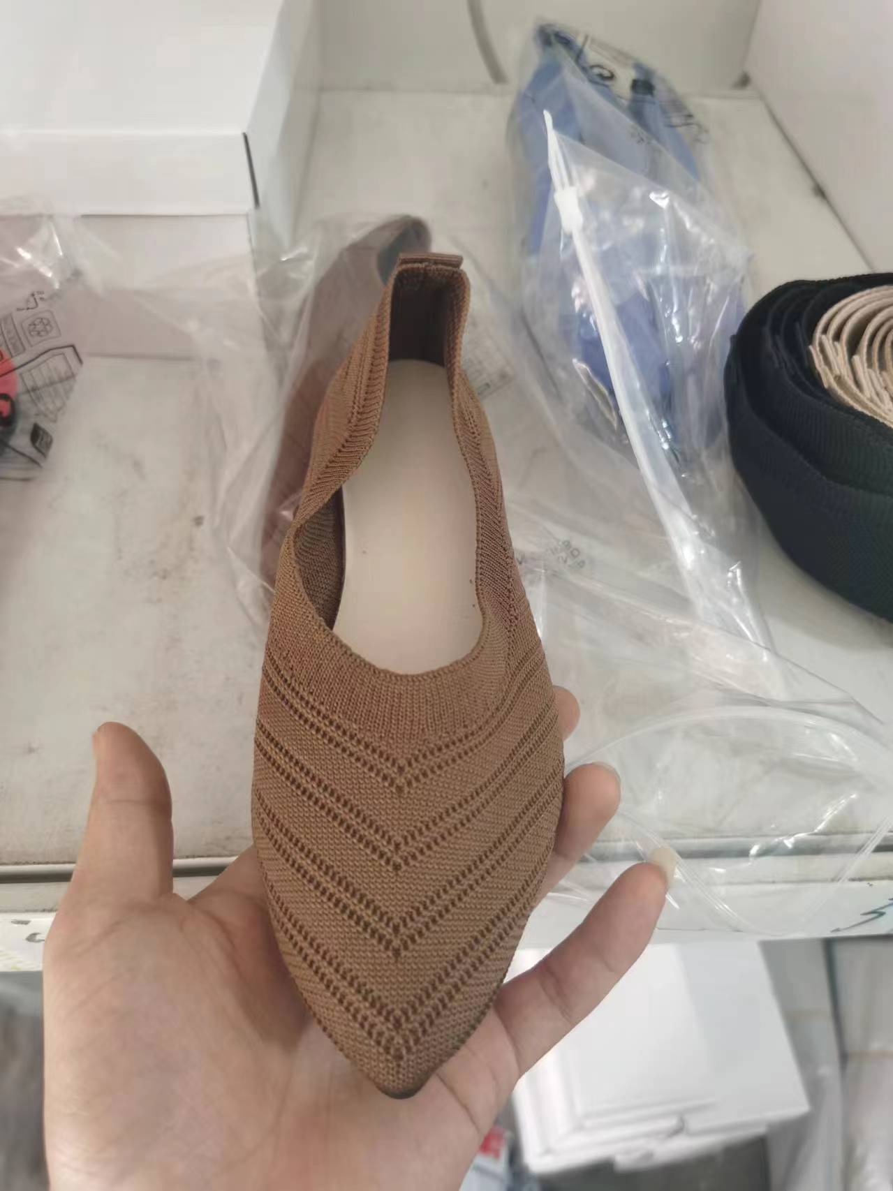 Damenschuhe Bequeme Mokkasins Schick