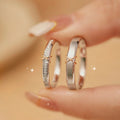 Damenring mit elegantem Kreuzdesign und Zirkonia-Akzenten Shop Nory