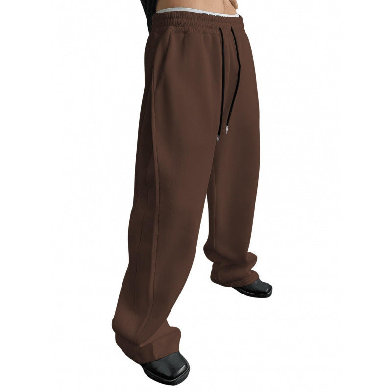 Damen weite Oversize Jogginghose mit tiefem Schritt, elastischem Bund und Kordelzug Shop Nory