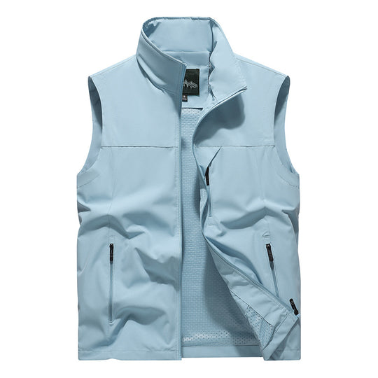 Herren Softshell-Outdoorweste mit winddichter Mikrofaserschale, Mesh-Innenfutter und Reißverschlusstaschen Shop Nory