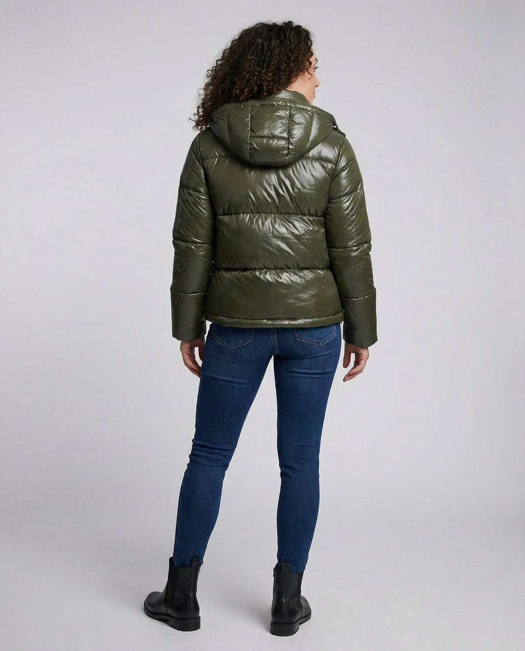 ShopNory | Damen Puffy Jacke mit Kapuze