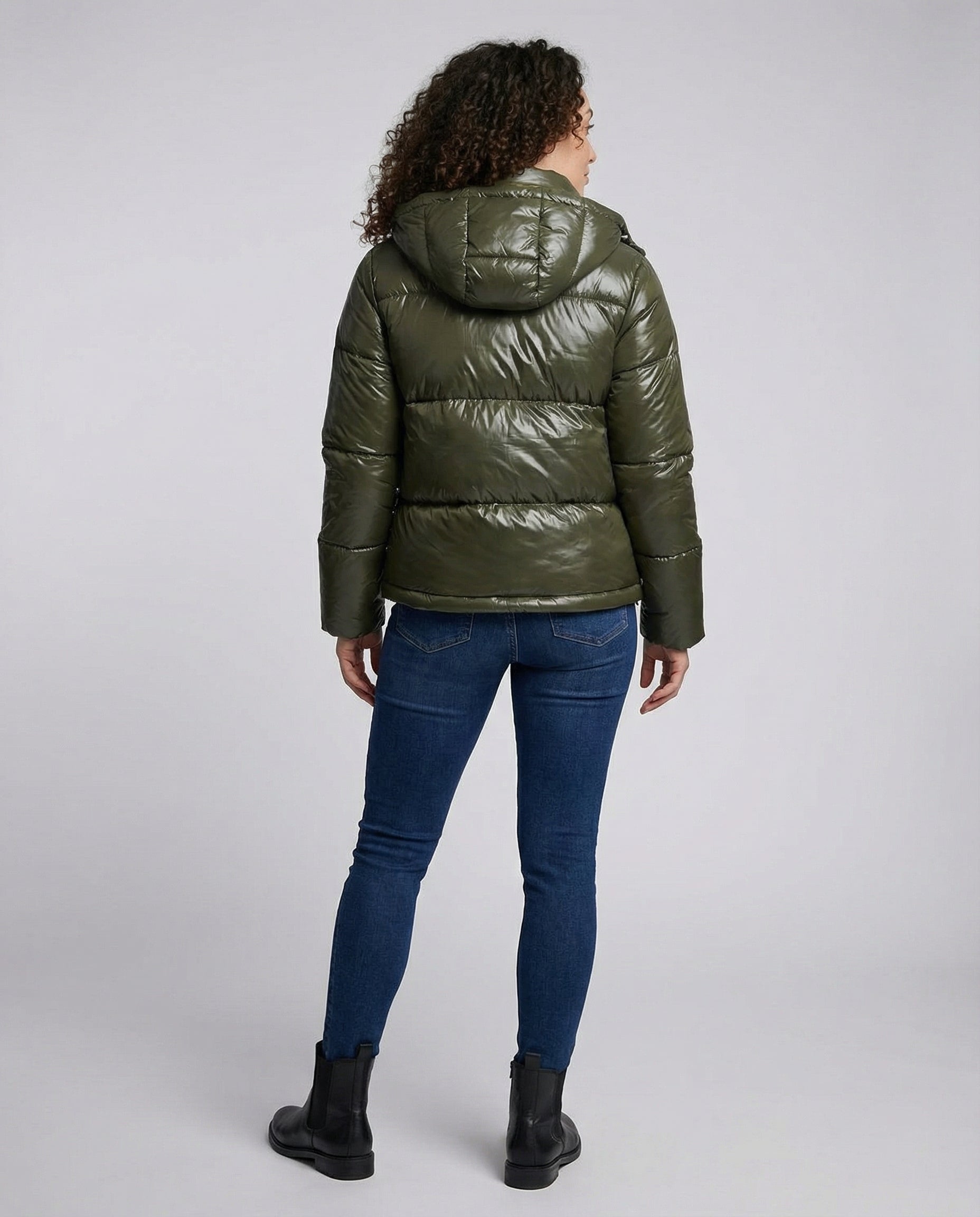 ShopNory | Damen Puffy Jacke mit Kapuze
