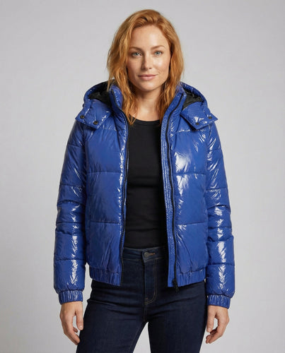 Hochglänzende Damen Steppjacke | Shop Nory