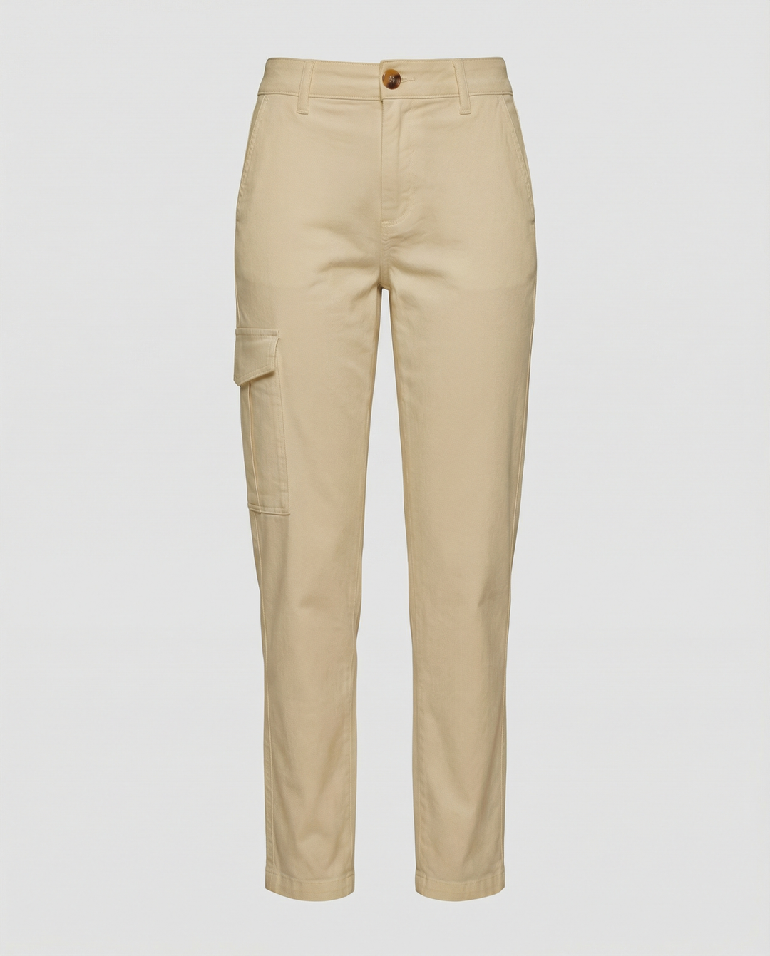 Cargohose Damen mit hohem Bund und Seitentaschen