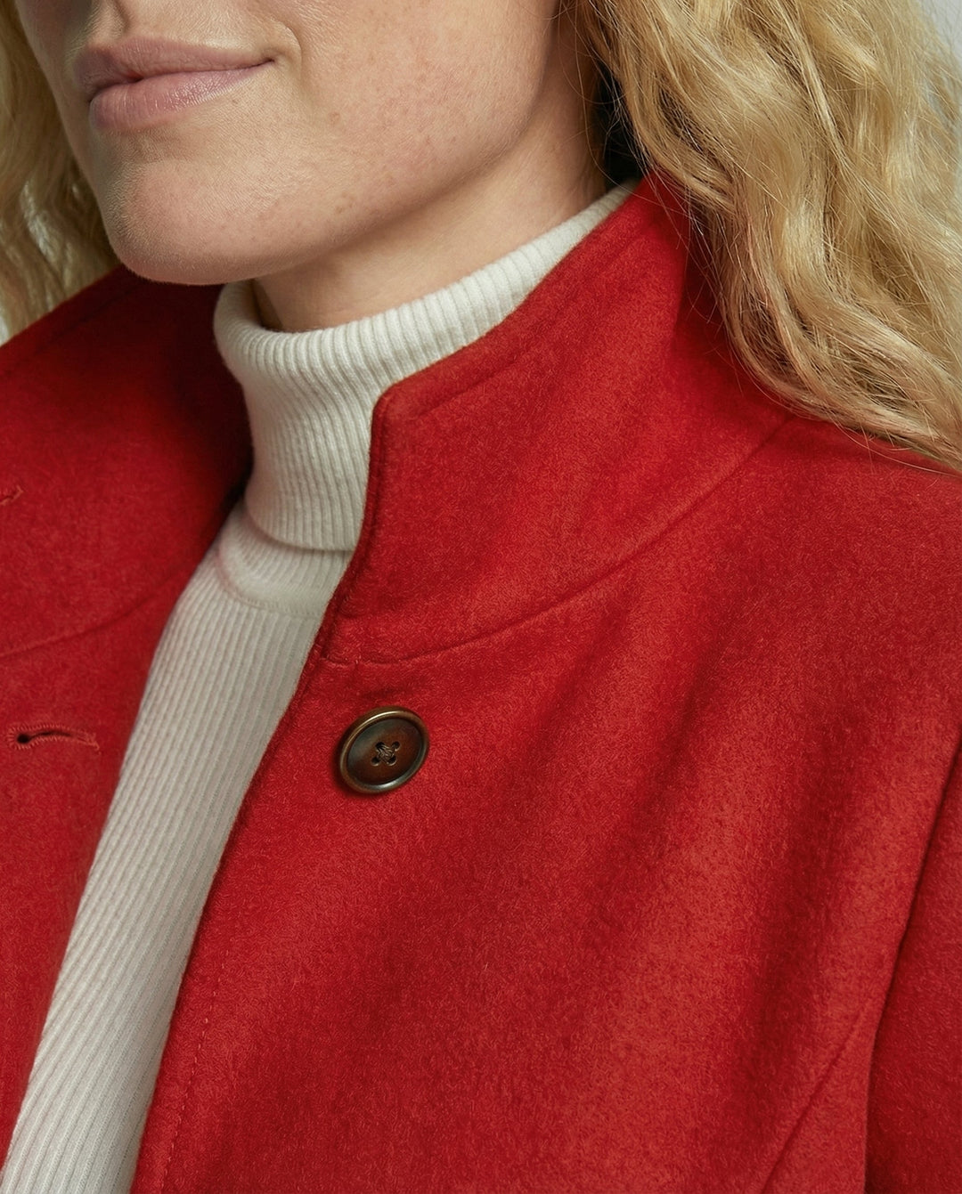 Eleganter Damen Wollmantel