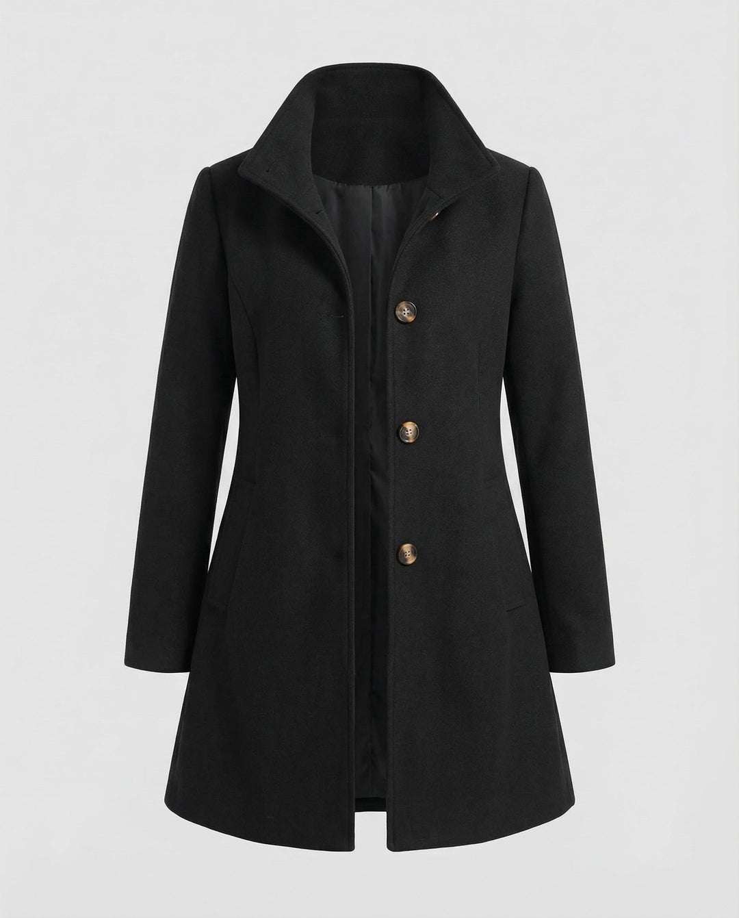 Eleganter Damen Wollmantel