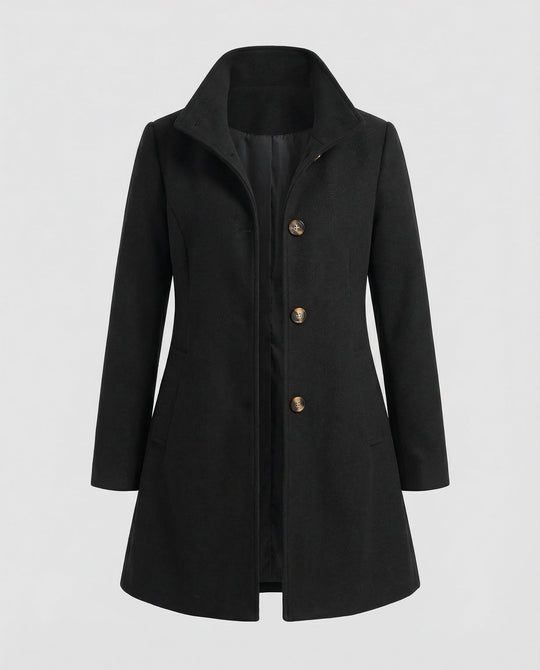 Eleganter Damen Wollmantel