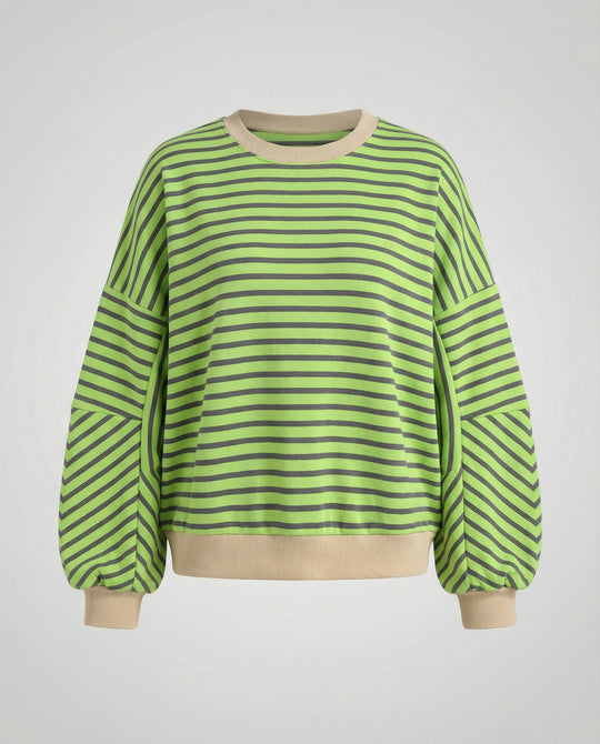 Boxy Sweatshirt Damen Gestreift | Shop Nory