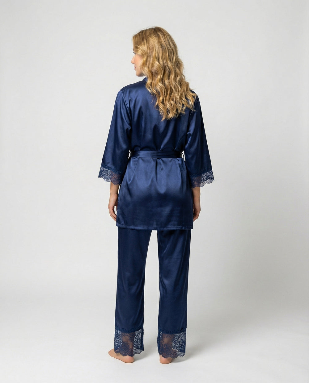 Luxuriöses Seiden Pyjama Set Damen