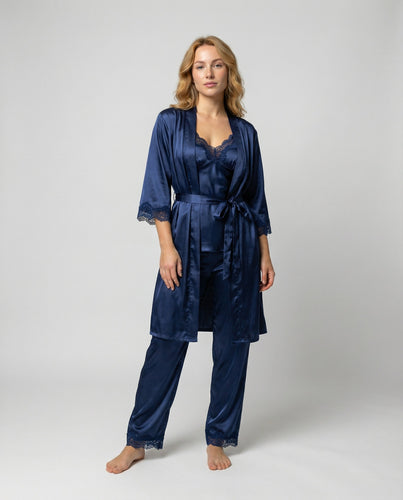 Luxuriöses Seiden Pyjama Set Damen
