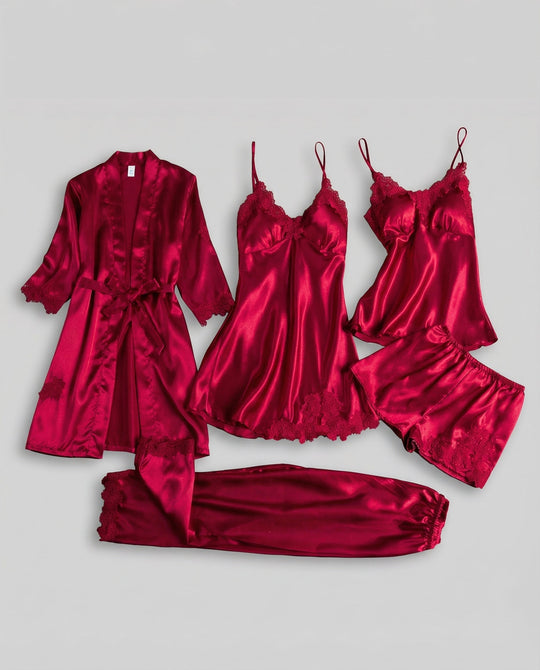 Luxuriöses Seiden Pyjama Set Damen