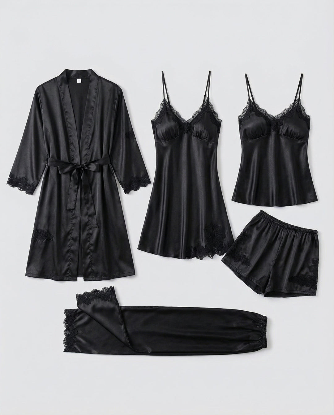 Luxuriöses Seiden Pyjama Set Damen