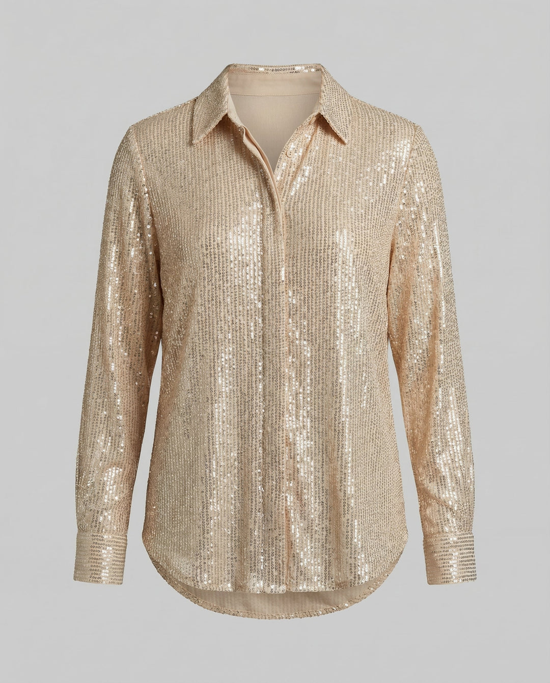 Glitzernde Oversize Bluse Damen | Heidi-Mode