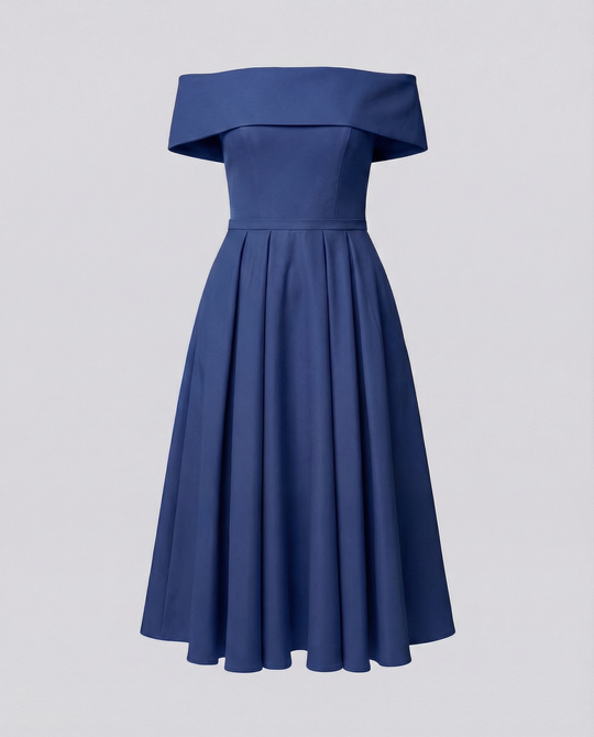 Mode Lässig Trägerlos Satin Partykleid