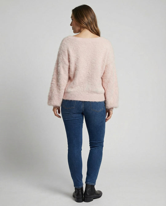 Damen Mohair-Oversized Pullover