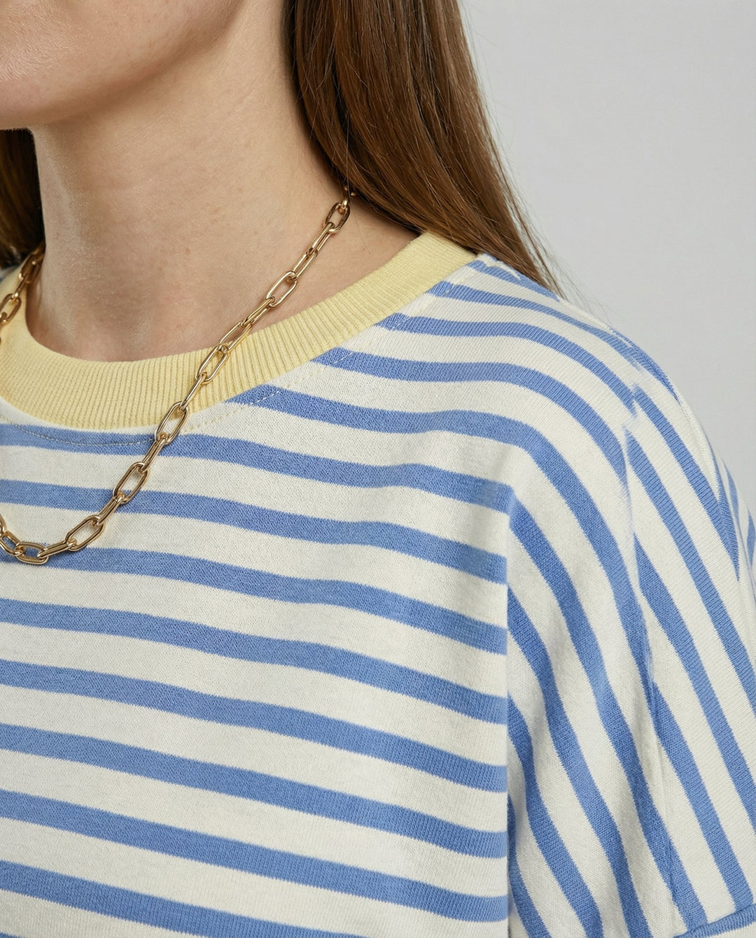 Boxy Sweatshirt Damen Gestreift | Shop Nory