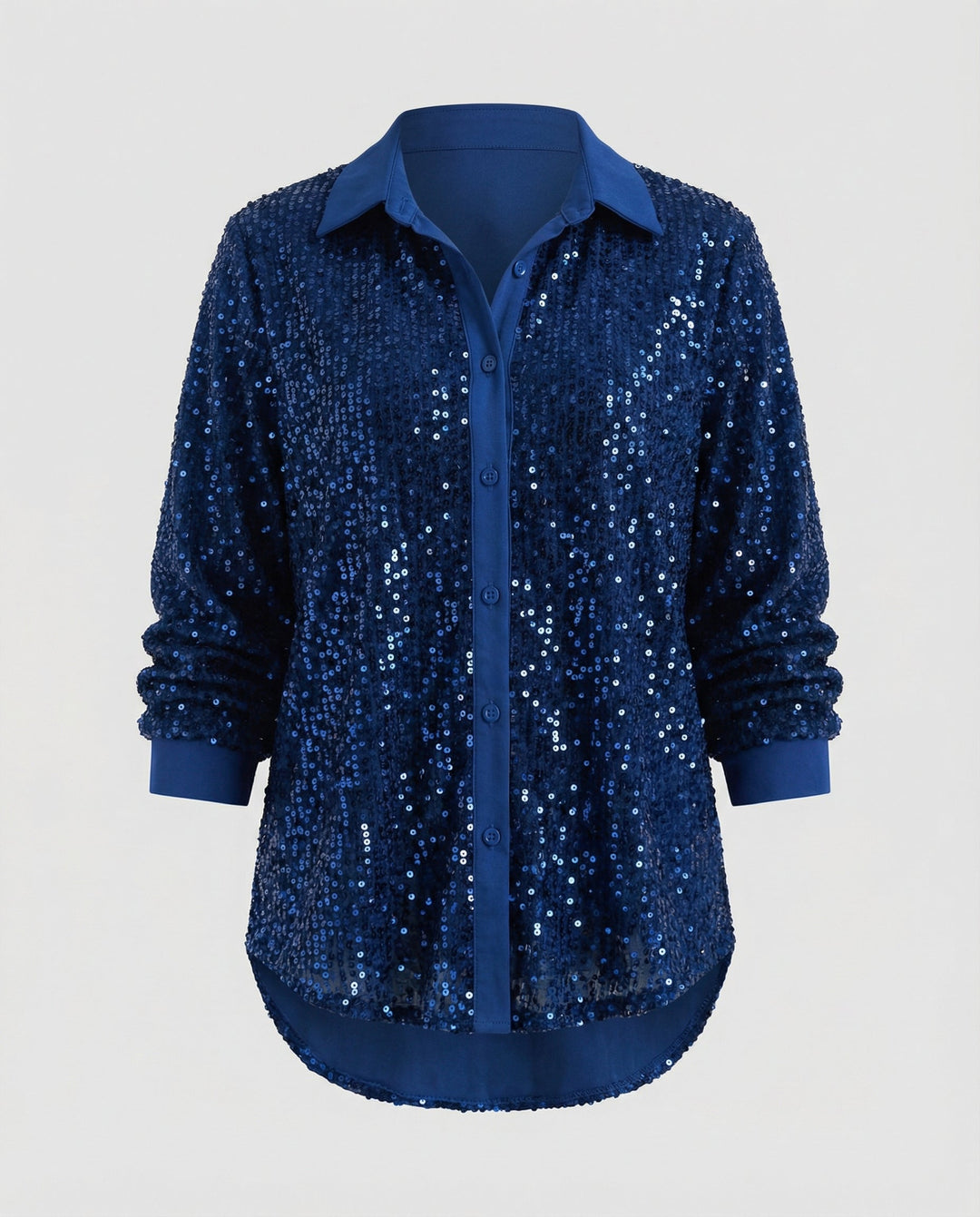 Glitzernde Damen Paillettenbluse