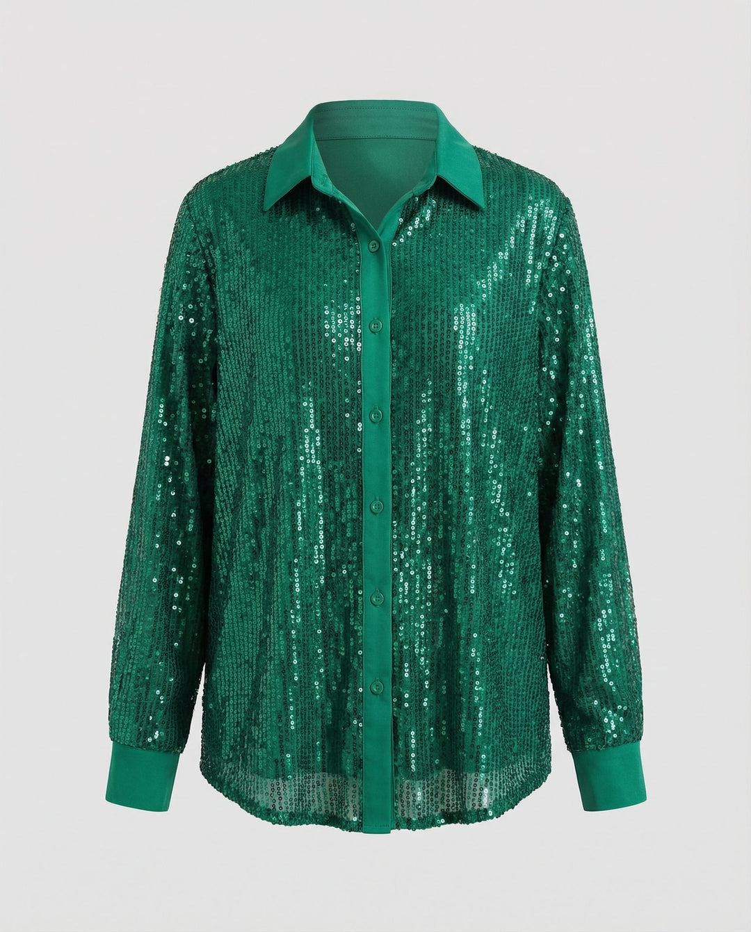 Glitzernde Damen Paillettenbluse