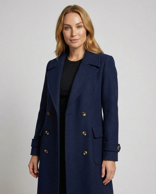 Eleganter Wollmantel Damen