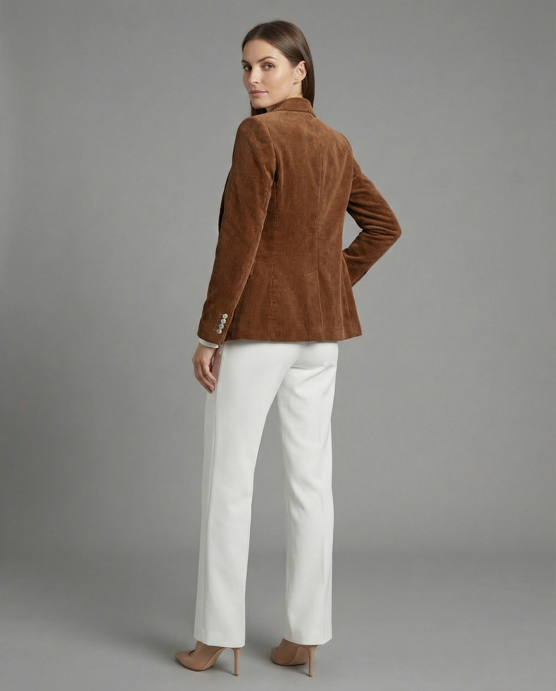 Damen Cordblazer mit Reverskragen