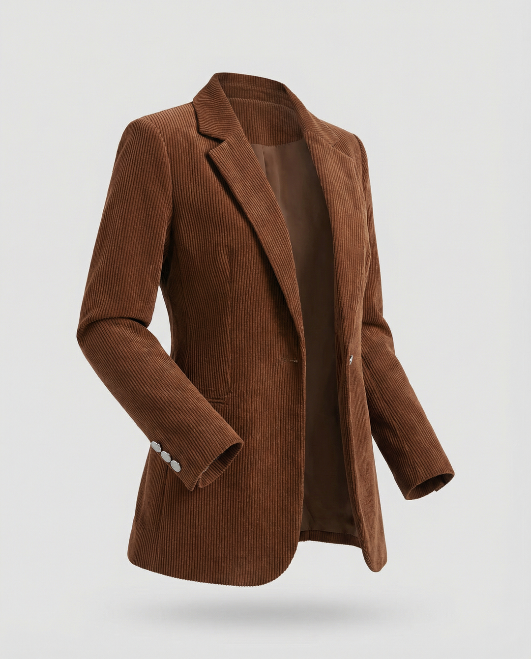 Damen Cordblazer mit Reverskragen