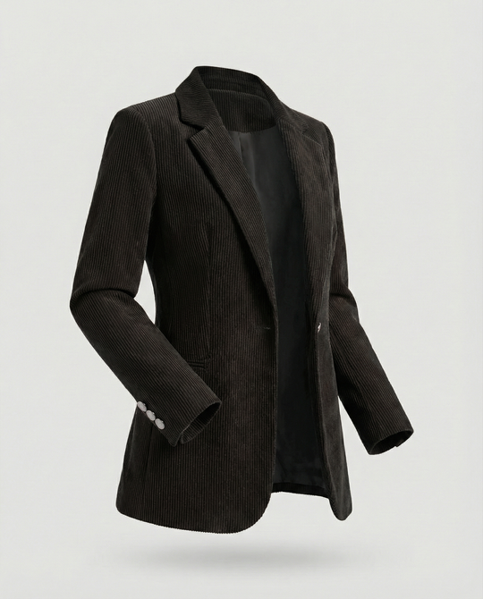 Damen Cordblazer mit Reverskragen