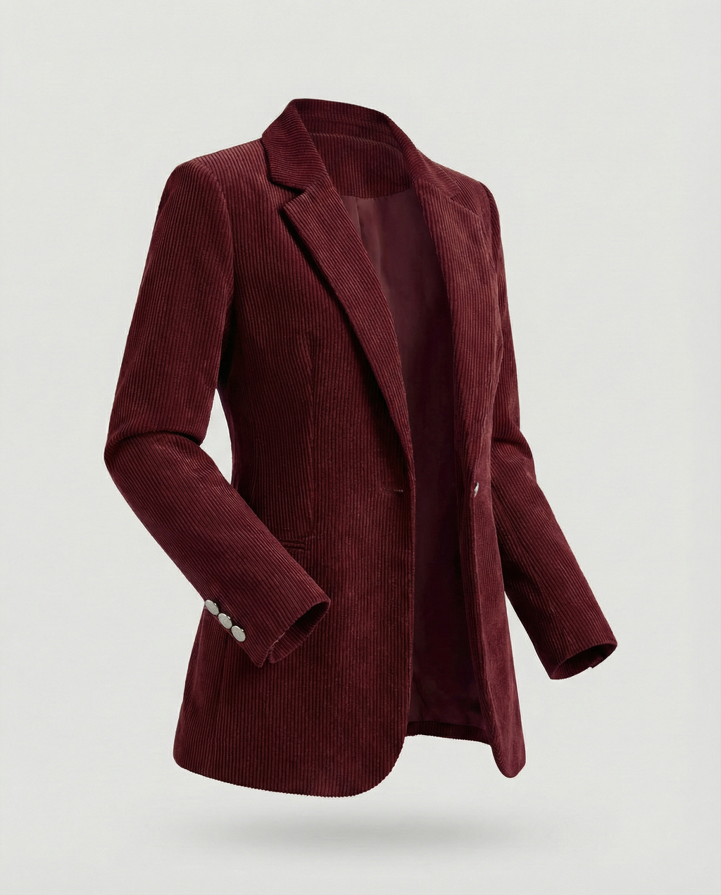 Damen Cordblazer mit Reverskragen