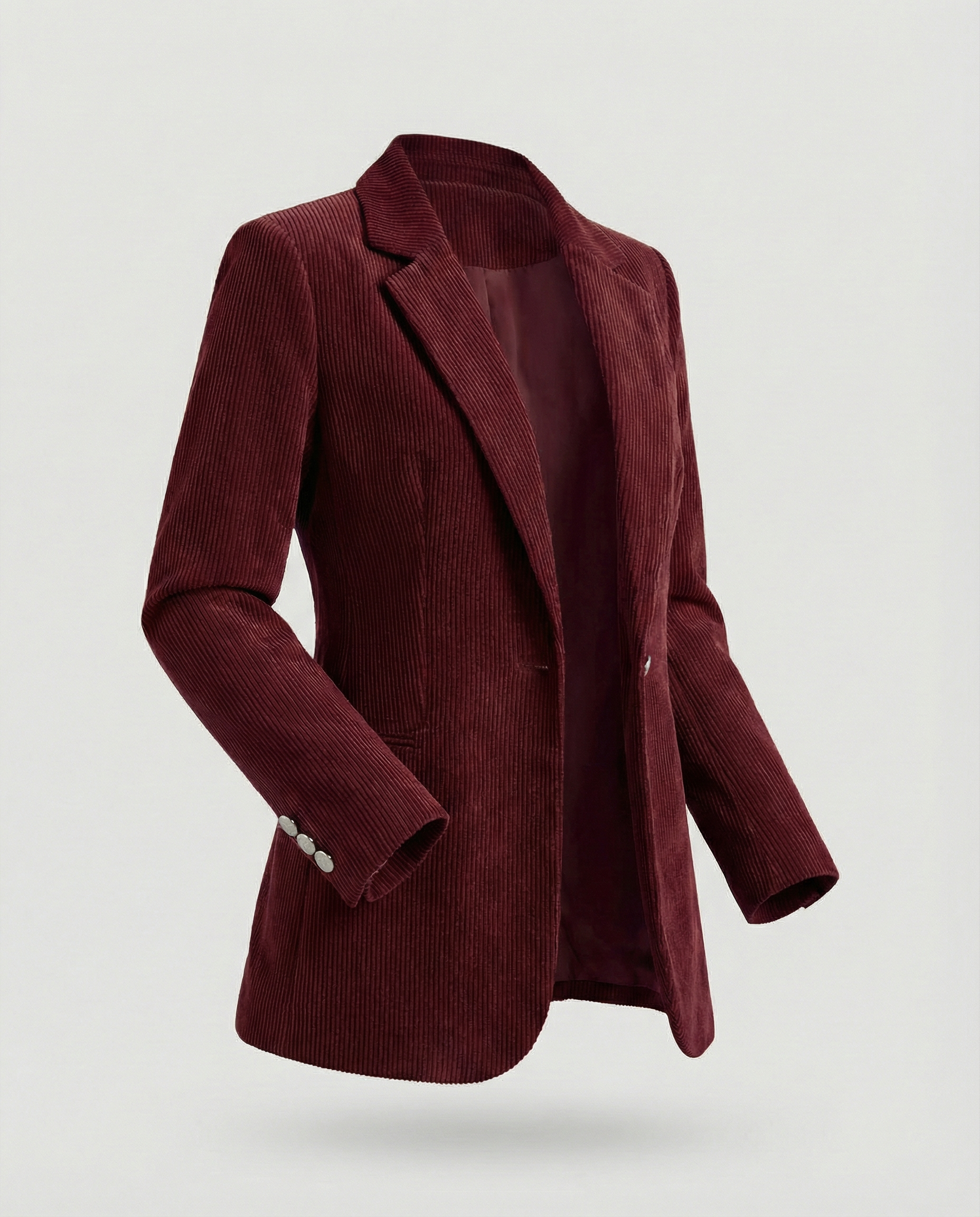 Damen Cordblazer mit Reverskragen