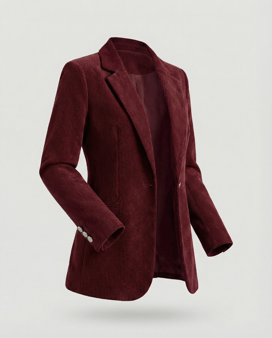 Damen Cordblazer mit Reverskragen