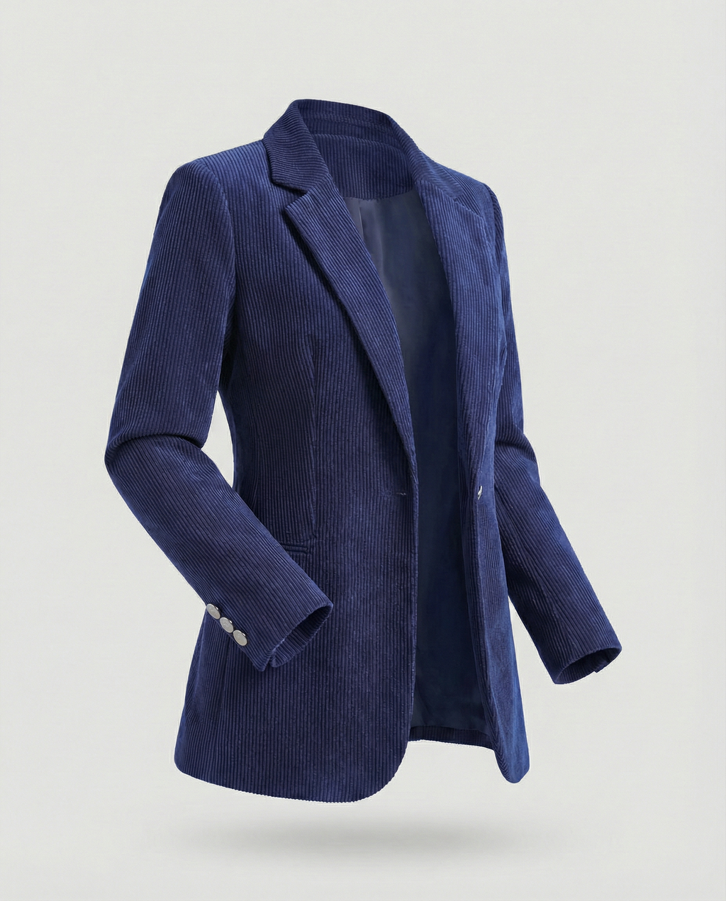 Damen Cordblazer mit Reverskragen