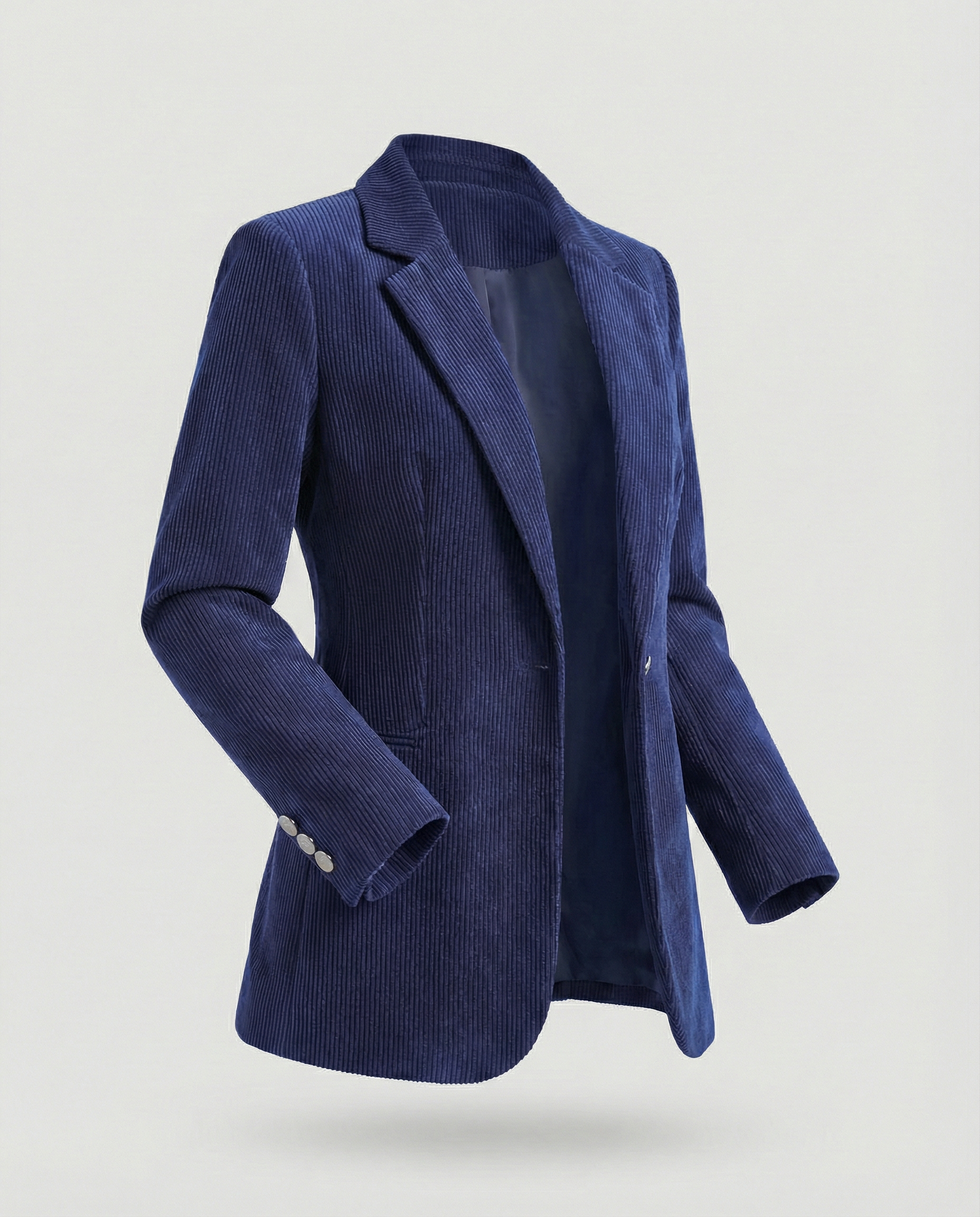 Damen Cordblazer mit Reverskragen
