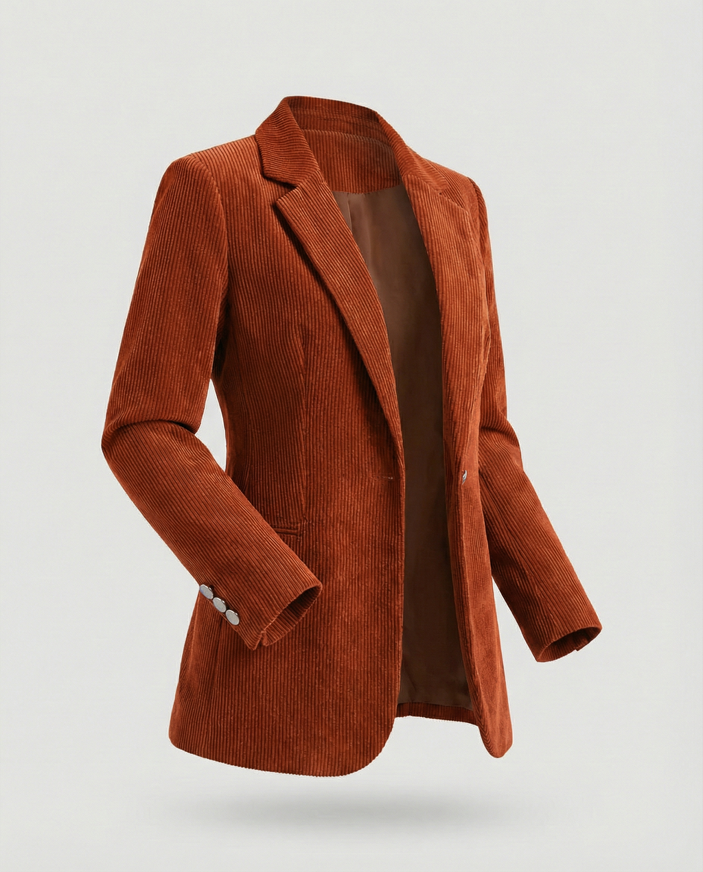 Damen Cordblazer mit Reverskragen