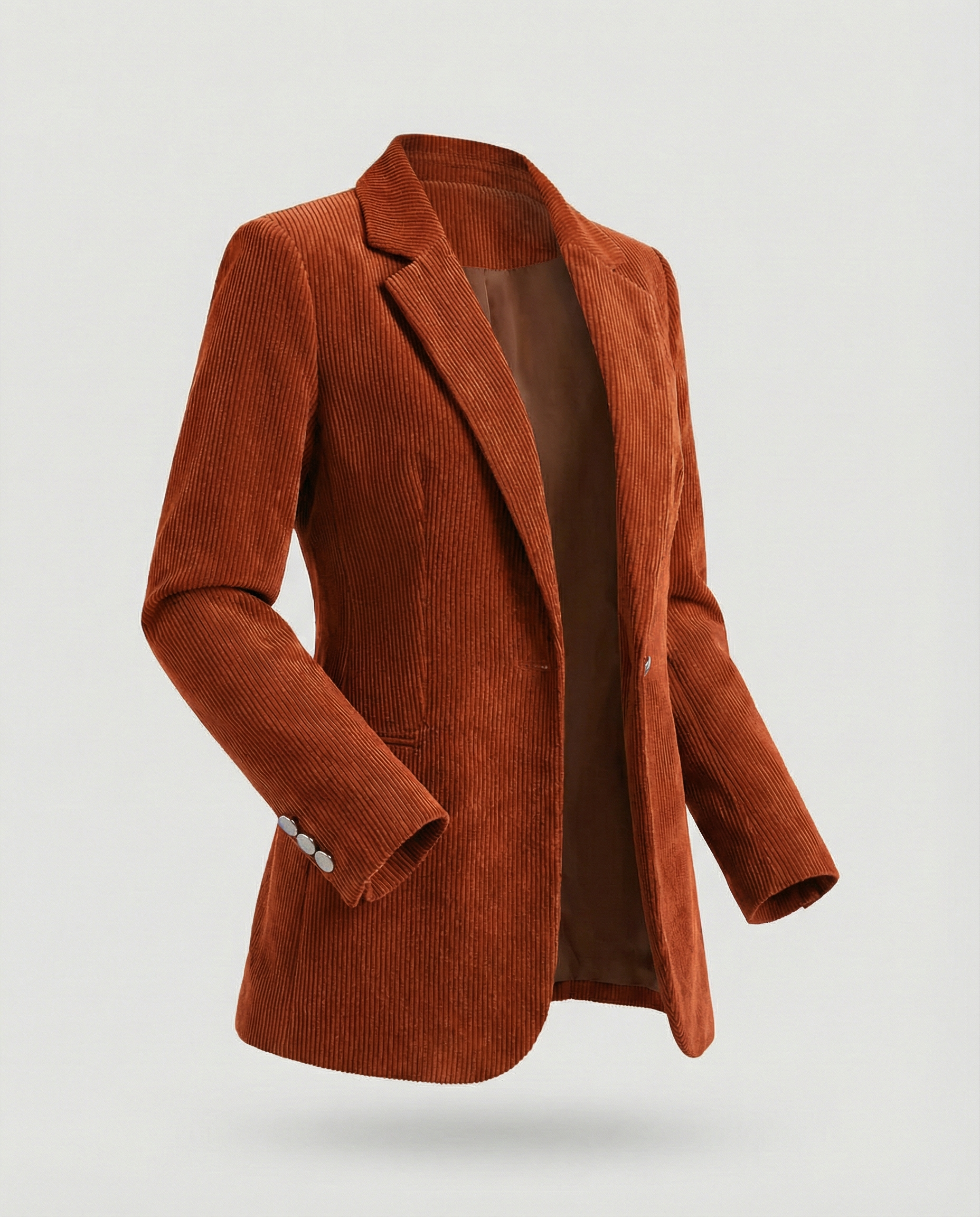 Damen Cordblazer mit Reverskragen