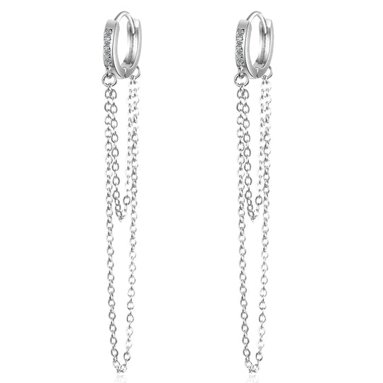 Glänzende Kettenohrringe | Shop Nory